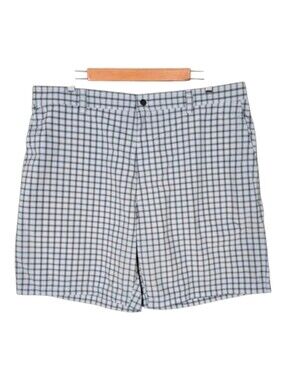 Callaway Men's Optimum Performance Golf Shorts Plaid White Black 38
